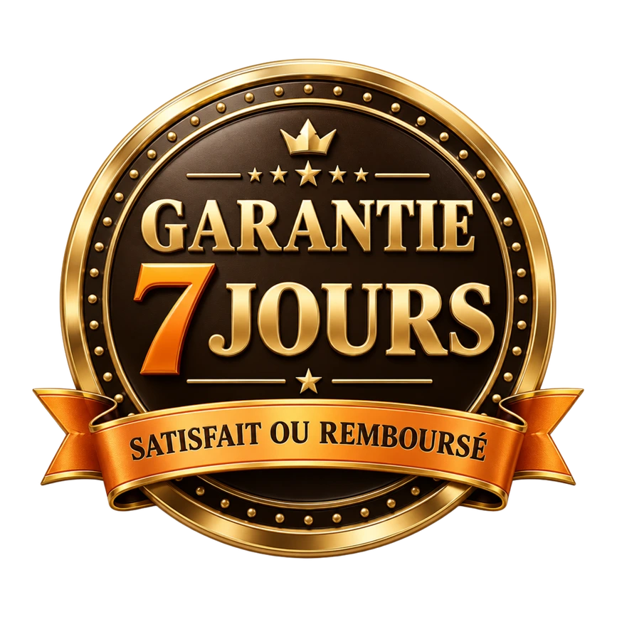 Sceau de garantie de 7 jours
